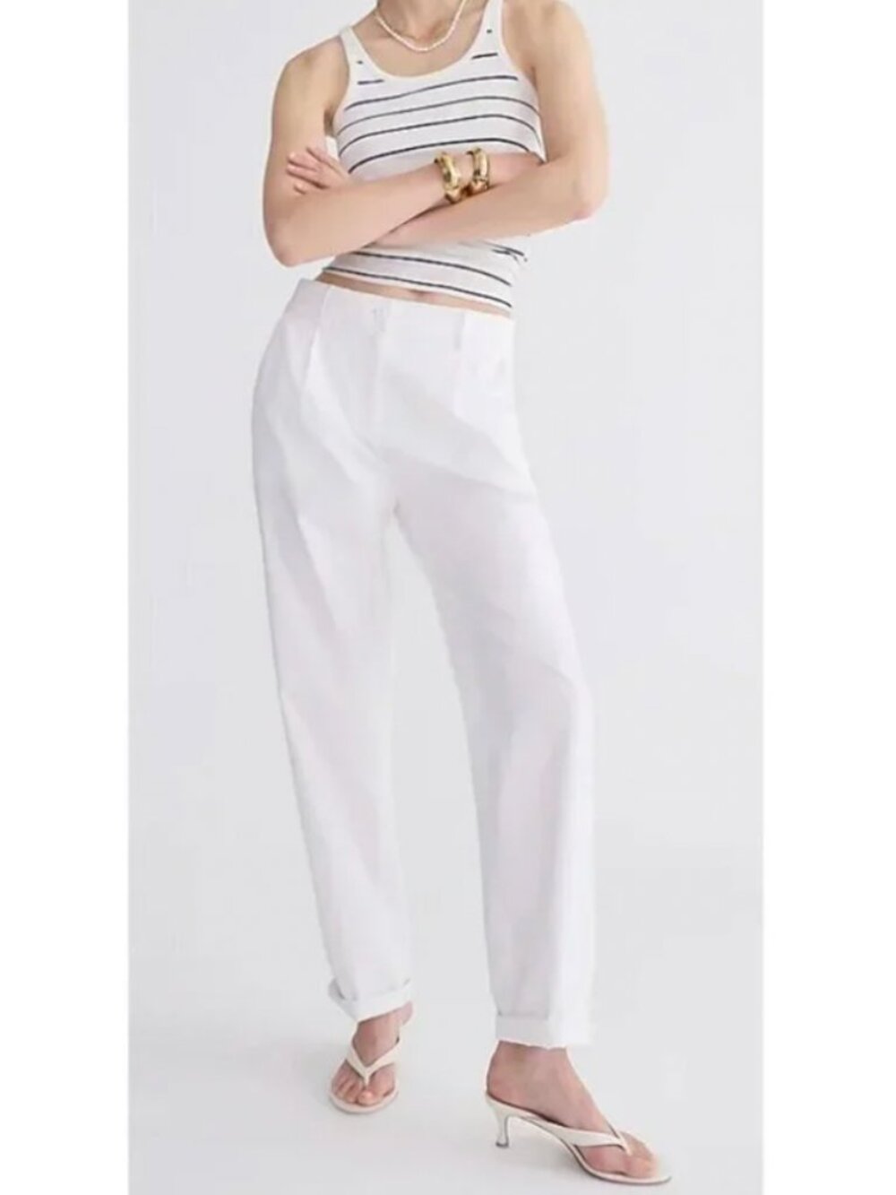 J. Crew Maritime Tapered Pant in Ripstop Cotton NWT
